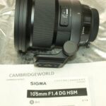 Sigma 105mm F1.4 ART DG HSM NEW PRIME Lens for NIKON CAMERAS in FACTORY BOX 1